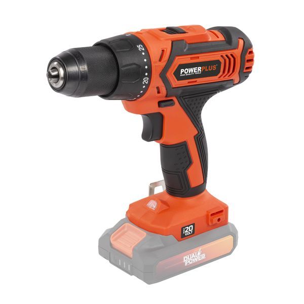 Powerplus Dual Power POWDP15110 Aku bušilica / odvijač 20V – 40 Nm + 78 dodataka