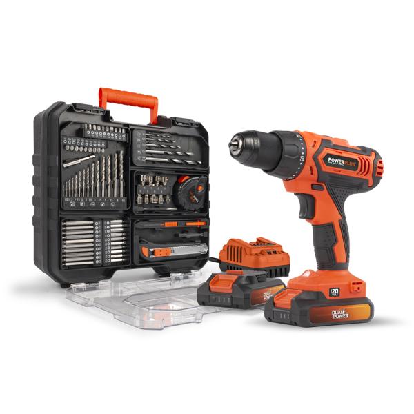 Akumulatorska bušilica-odvijač Powerplus POWDP15301 – 20 V | 40 Nm