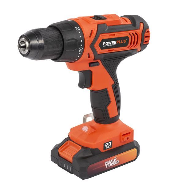 Akumulatorska bušilica-odvijač Powerplus POWDP15301 – 20 V | 40 Nm