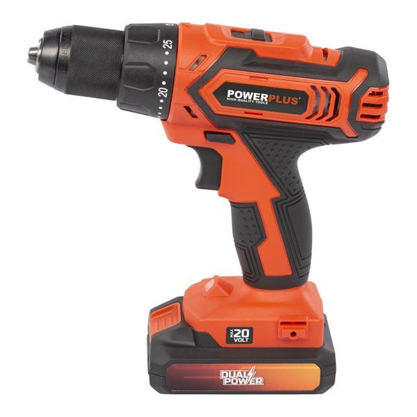 Akumulatorska bušilica-odvijač Powerplus POWDP15301 – 20 V | 40 Nm