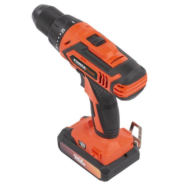 Akumulatorska bušilica-odvijač Powerplus POWDP15301 – 20 V | 40 Nm