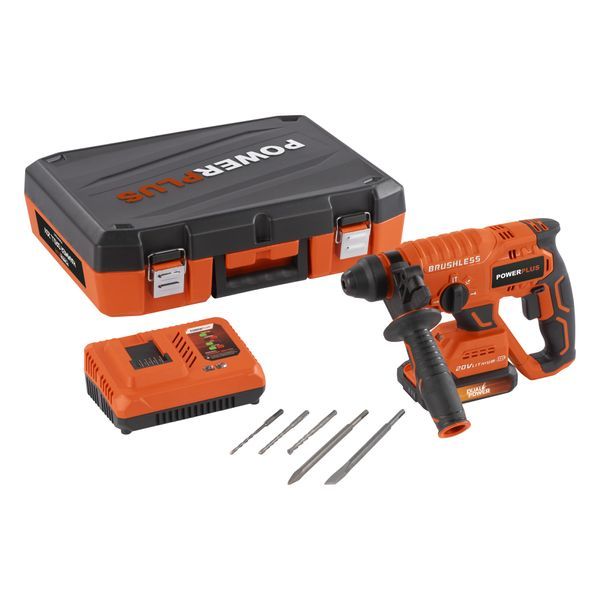 Powerplus Dual Power POWDP15640 Aku čekić-bušilica Brushless 20V – 3J + baterija i punjač