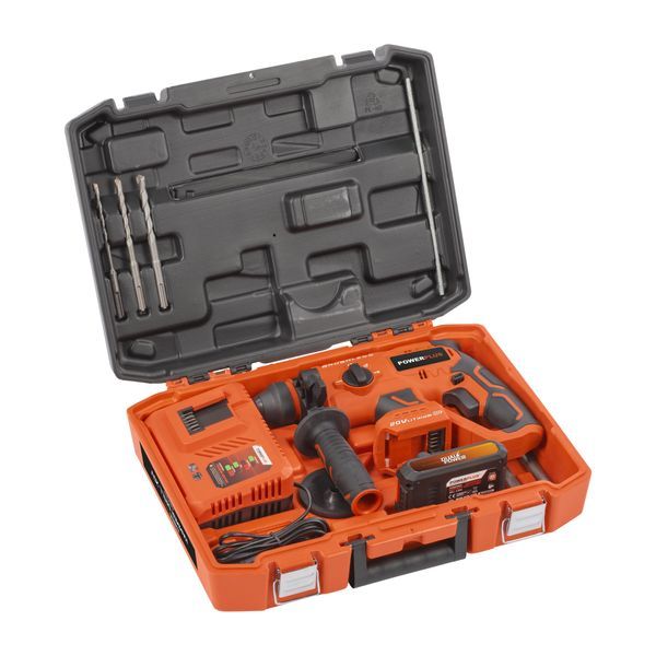 Powerplus Dual Power POWDP15640 Aku čekić-bušilica Brushless 20V – 3J + baterija i punjač