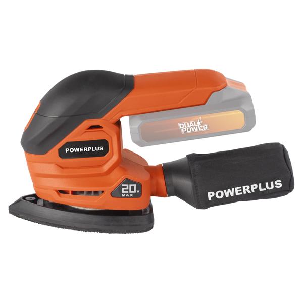 Powerplus Dual Power POWDP50200 Aku delta brusilica 20V – 140 × 80 mm