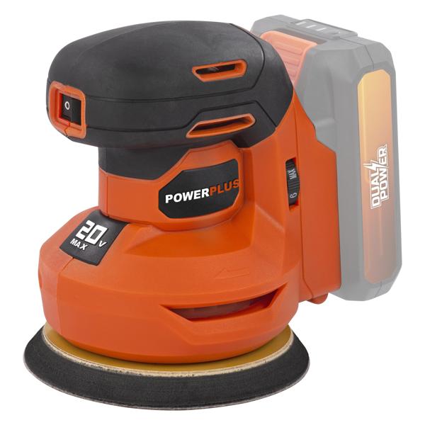Powerplus Dual Power POWDP50400 Aku ekscentrična brusilica 20V – Ø125 mm