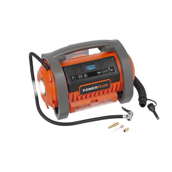 Powerplus Dual Power POWDP7040 Aku kompresor za naduvavanje i izduvavanje 20V – 11 bar