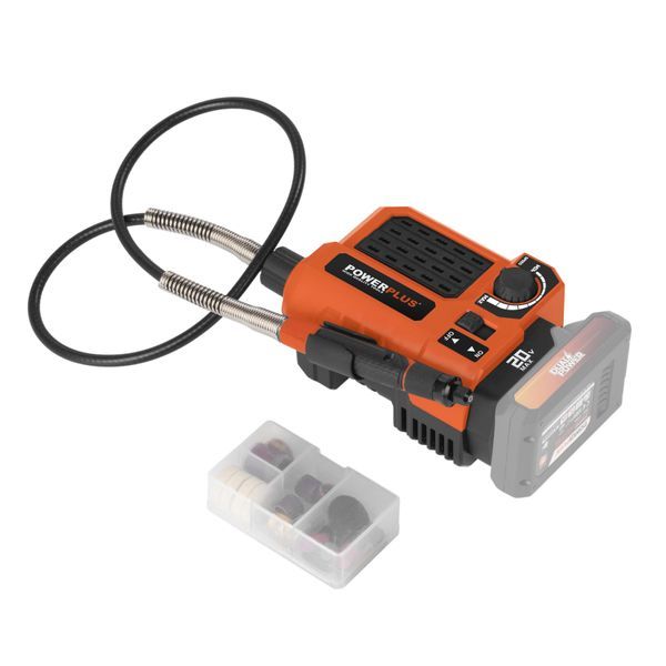 Powerplus Dual Power POWDP75300 Aku rotacioni višenamenski alat 20V – 40 dodataka