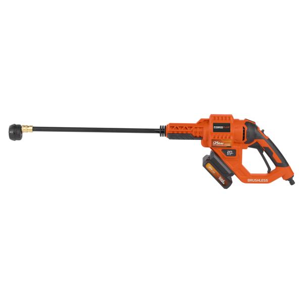 Akumulatorski perač pod pritiskom Powerplus POWDPG80621 – Brushless 20 V | 25 bar