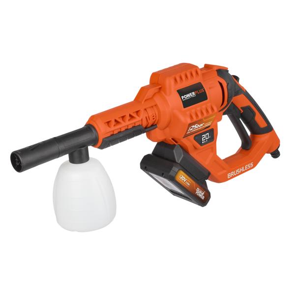 Akumulatorski perač pod pritiskom Powerplus POWDPG80621 – Brushless 20 V | 25 bar
