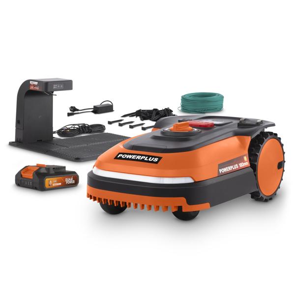 Powerplus Dual Power POWDPGRMS1 Robotska kosilica Brushless 20V – za travnjake do 600 m² + baterija