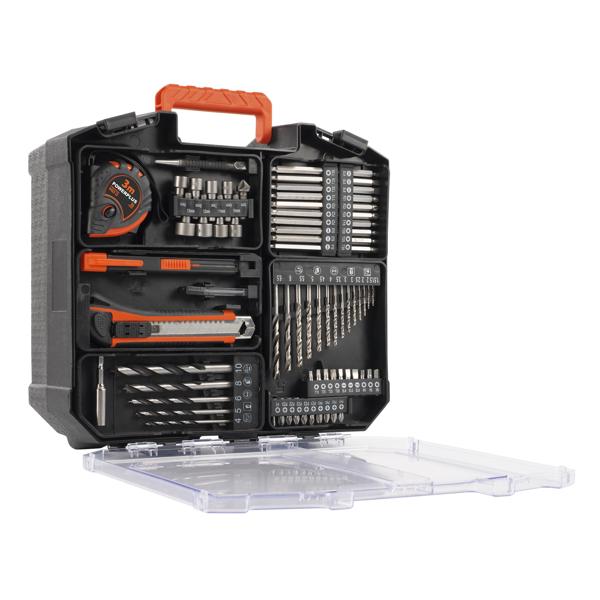 Powerplus Dual Power POWDPO1150 Aku udarna bušilica / odvijač 20V – 30 Nm + 2 baterije, punjač i 78 dodataka
