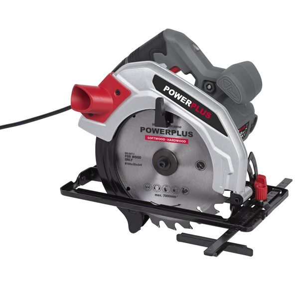 Powerplus POWESET4 Kružna testera 1200W – Ø185 mm + 4 lista i kofer