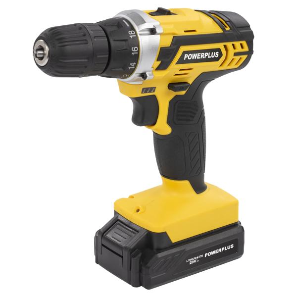 Powerplus POWX00422 Aku bušilica / odvijač 20V – 35 Nm + 2 baterije i punjač