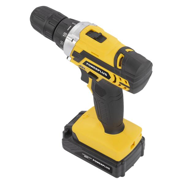 Powerplus POWX00422 Aku bušilica / odvijač 20V – 35 Nm + 2 baterije i punjač