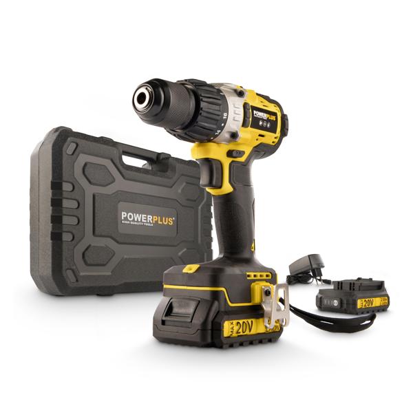Powerplus POWX00450 Aku udarna bušilica/odvijač Brushless 20V – 50 Nm + 2 baterije i punjač