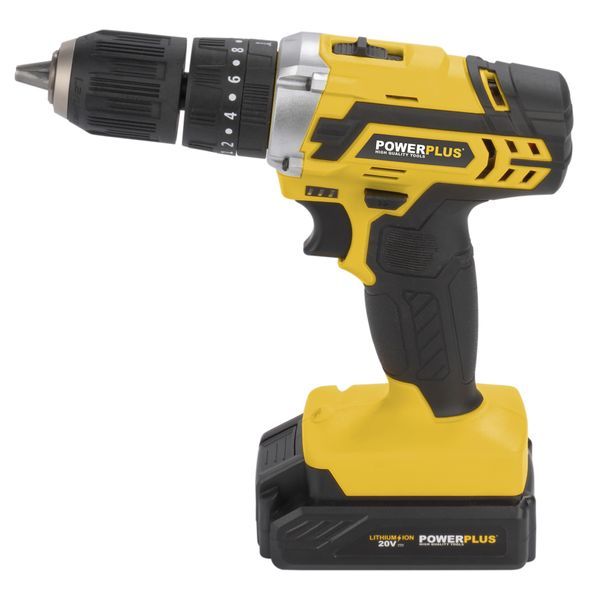 Akumulatorska udarna bušilica-odvijač Powerplus POWX00840 – 20 V | 40 Nm