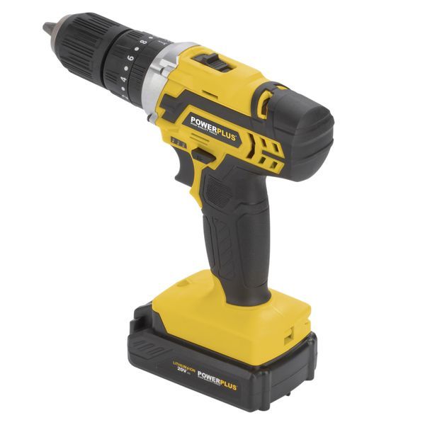 Akumulatorska udarna bušilica-odvijač Powerplus POWX00840 – 20 V | 40 Nm