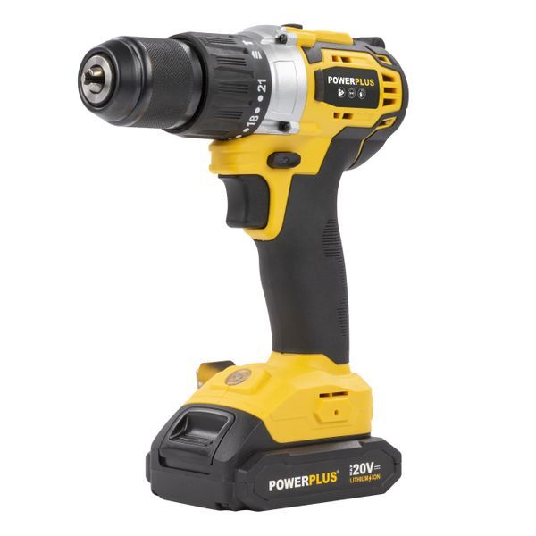 Akumulatorska udarna bušilica-odvijač Powerplus POWX00850 – Brushless 20 V | 60 Nm