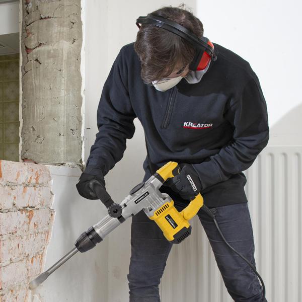 Pneumatski čekić za štemovanje Powerplus POWX11832 – 1300 W | SDS-Max | 25 J