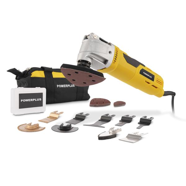 Oscilirajući multifunkcionalni alat Powerplus POWX1348 – 450 W | 35 dodataka