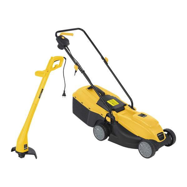 Powerplus POWXG6212T Električni baštenski set – kosilica 1300W + trimer 250W