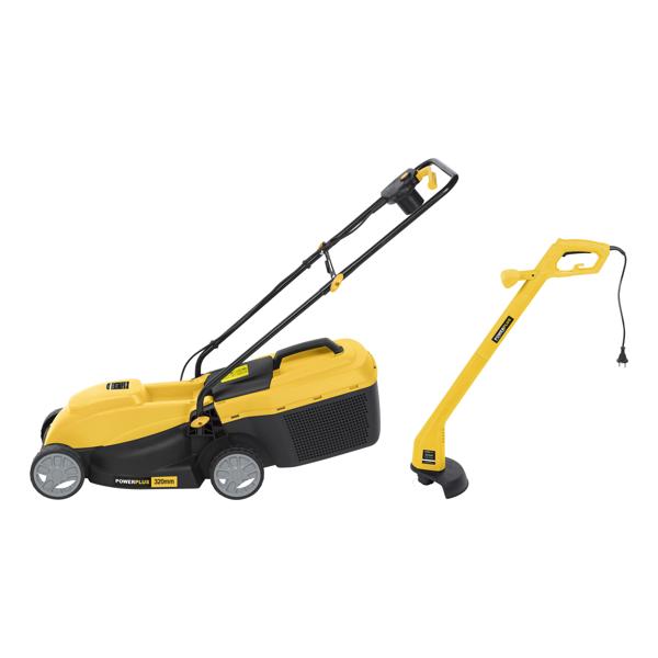 Powerplus POWXG6212T Električni baštenski set – kosilica 1300W + trimer 250W