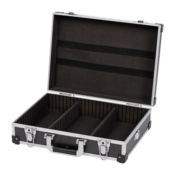 Kreator KRT640101B Aluminijumski kofer za alat – 420 × 125 × 300 mm, crni