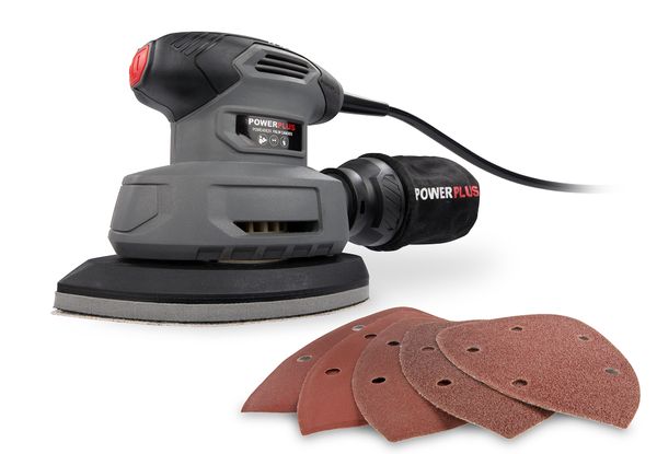 Powerplus POWE40020 Vibraciona delta brusilica 140W – 140 × 80 mm + 5 brusnih papira